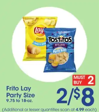 Price Rite Frito Lay Party Size offer