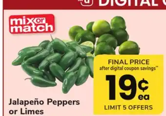 ACME Jalapeño Peppers or Limes offer