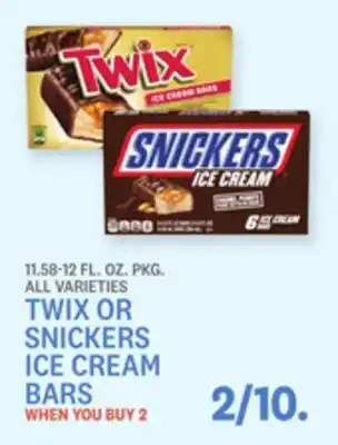 Kings Food Markets TWIX OR SNICKERS ICE CREAM BARS offer