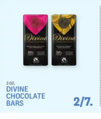 Kings Food Markets DIVINE CHOCOLATE BARS offer