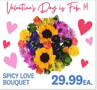 Kings Food Markets SPICY LOVE BOUQUET offer