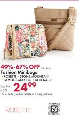 Boscov's Fashion Minibags offer