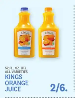 Kings Food Markets KINGS ORANGE JUICE offer