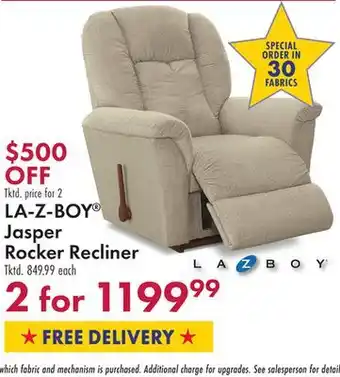 Boscov's LA-Z-BOY Jasper Rocker Recliner offer