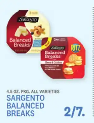 Kings Food Markets SARGENTO BALANCED BREAKS offer