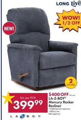 Boscov's LA-Z-BOY Mercury Rocker Recliner offer