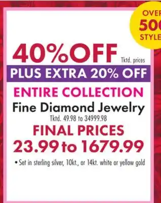 Boscov's Fine Diamond Jewelry offer