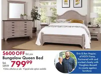 Boscov's Bungalow Queen Bed offer