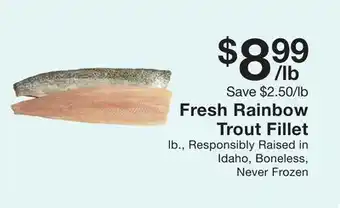 Fairway Store Market Fresh Rainbow Trout Fillet offer
