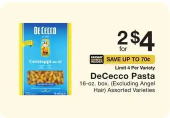 Fairway Store Market DeCecco Pasta offer