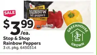 Stop&Shop Stop & Shop Rainbow Peppers offer