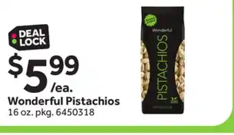 Stop&Shop Wonderful Pistachios offer