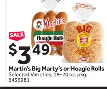 Stop&Shop Martin's Big Marty's or Hoagie Rolls offer