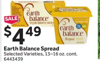 Stop&Shop Earth Balance Spread offer