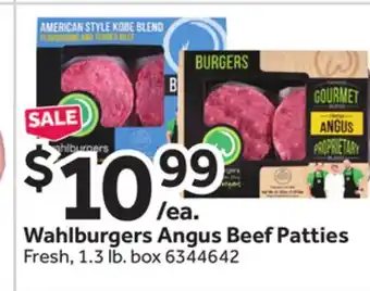 Stop&Shop Wahlburgers Angus Beef Patties offer