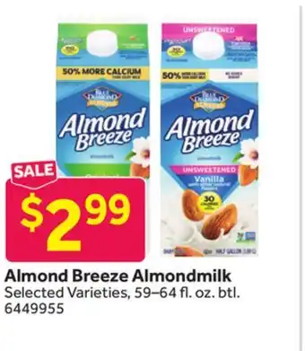 Stop&Shop Almond Breeze Almondmilk offer