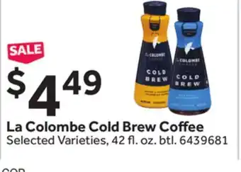 Stop&Shop La Colombe Cold Brew Coffee offer