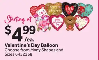 Stop&Shop Valentine's Day Balloon offer