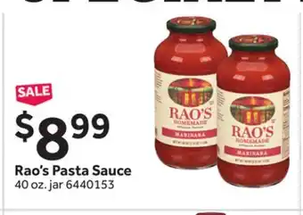 Stop&Shop Rao's Pasta Sauce offer