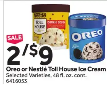 Stop&Shop Oreo or Nestlé Toll House Ice Cream offer