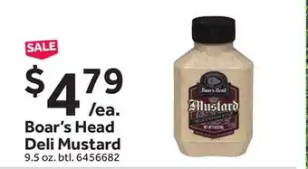 Stop&Shop Boar's Head Deli Mustard offer