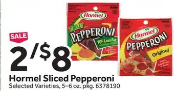 Stop&Shop Hormel Sliced Pepperoni offer