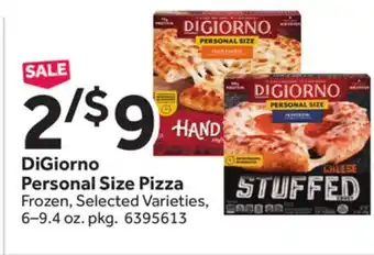 Stop&Shop DiGiorno Personal Size Pizza offer