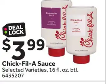 Stop&Shop Chick-Fil-A Sauce offer