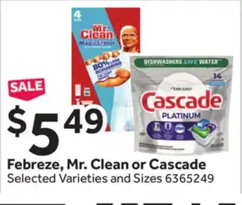 Stop&Shop Febreze, Mr. Clean or Cascade offer