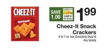 The Fresh Grocer Snack Crackers offer