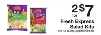 The Fresh Grocer Salad Kits offer