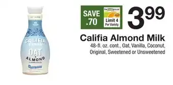 The Fresh Grocer Almond Milk offer