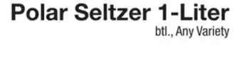 The Fresh Grocer Seltzer 1-Liter offer