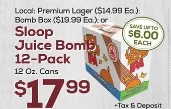 DeCicco & Sons Sloop Juice Bomb 12-Pack offer