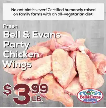 DeCicco & Sons Fresh Bell & Evans Party Chicken Wings offer