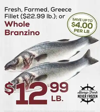 DeCicco & Sons Whole Branzino offer