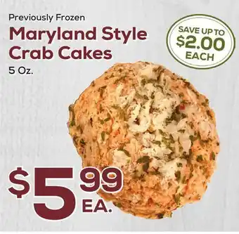 DeCicco & Sons Maryland Style Crab Cakes offer