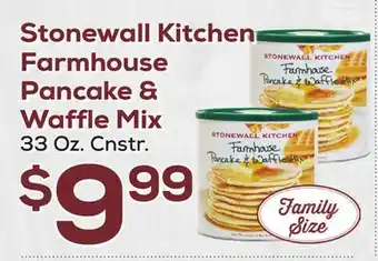 DeCicco & Sons Stonewall Kitchen Farmhouse Pancake & Waffle Mix offer