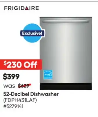 Lowe's 52-Decibel Dishwasher offer
