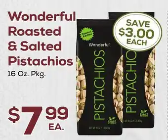 DeCicco & Sons Wonderful Roasted & Salted Pistachios offer