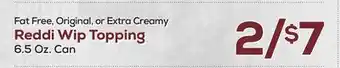 DeCicco & Sons Reddi Wip Topping offer