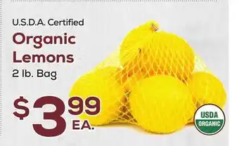 DeCicco & Sons Organic Lemons offer