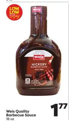 Weis Markets Weis Quality Barbecue Sauce offer