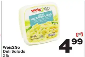 Weis Markets Weis2Go Deli Salads offer