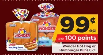 Weis Markets Wonder Hot Dog or Hamburger Buns offer