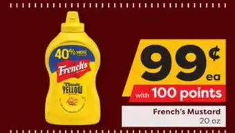 Weis Markets French's Mustard offer
