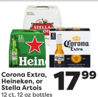 Weis Markets Corona Extra, Heineken, or Stella Artois offer