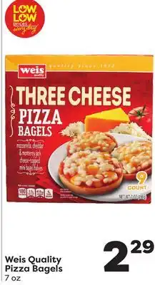 Weis Markets Weis Quality Pizza Bagels offer
