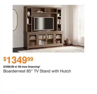 Ashley Furniture Boardernest 85 TV Stand with Hutch offer