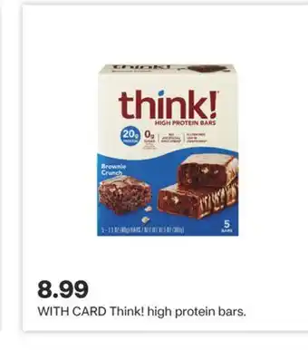 CVS Think! high protein bars offer